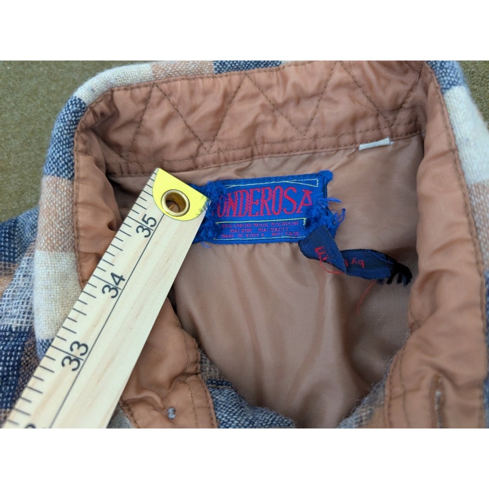 70's Bardon Ponderosa Wool/Nylon Shirt Size Medium Camping/Hiking - Picture 6 of 9